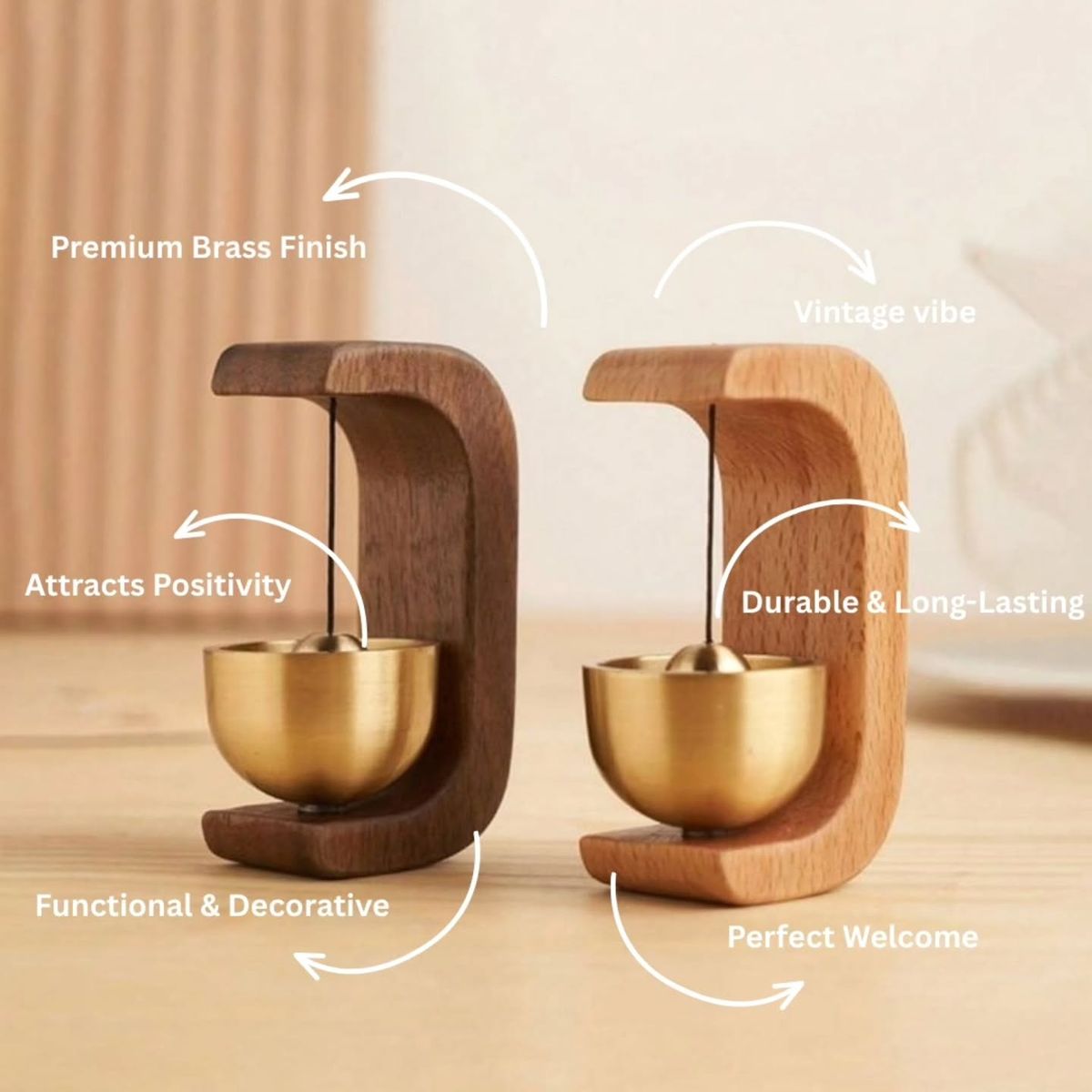 Wooden Magnetic Door Bell