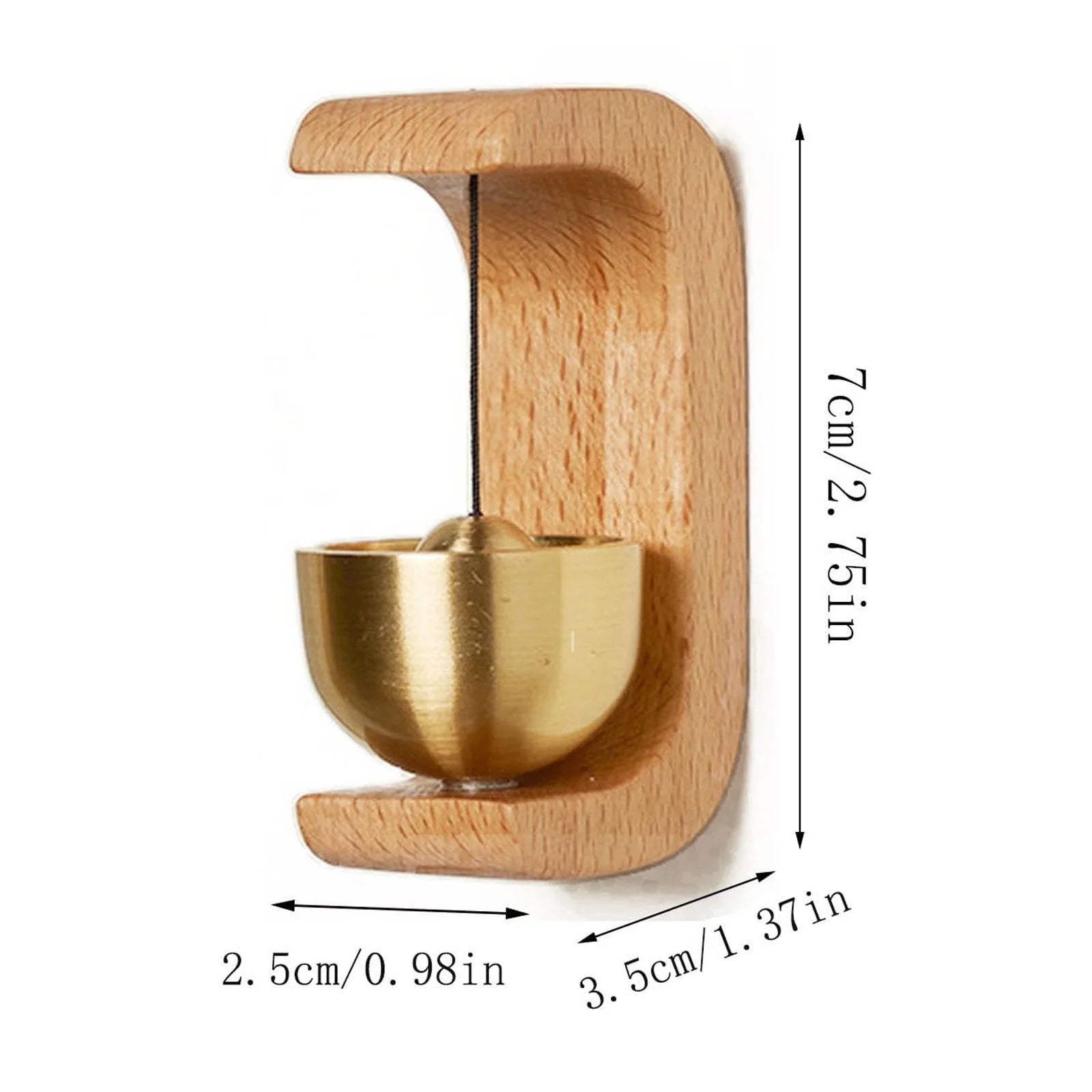 Wooden Magnetic Door Bell