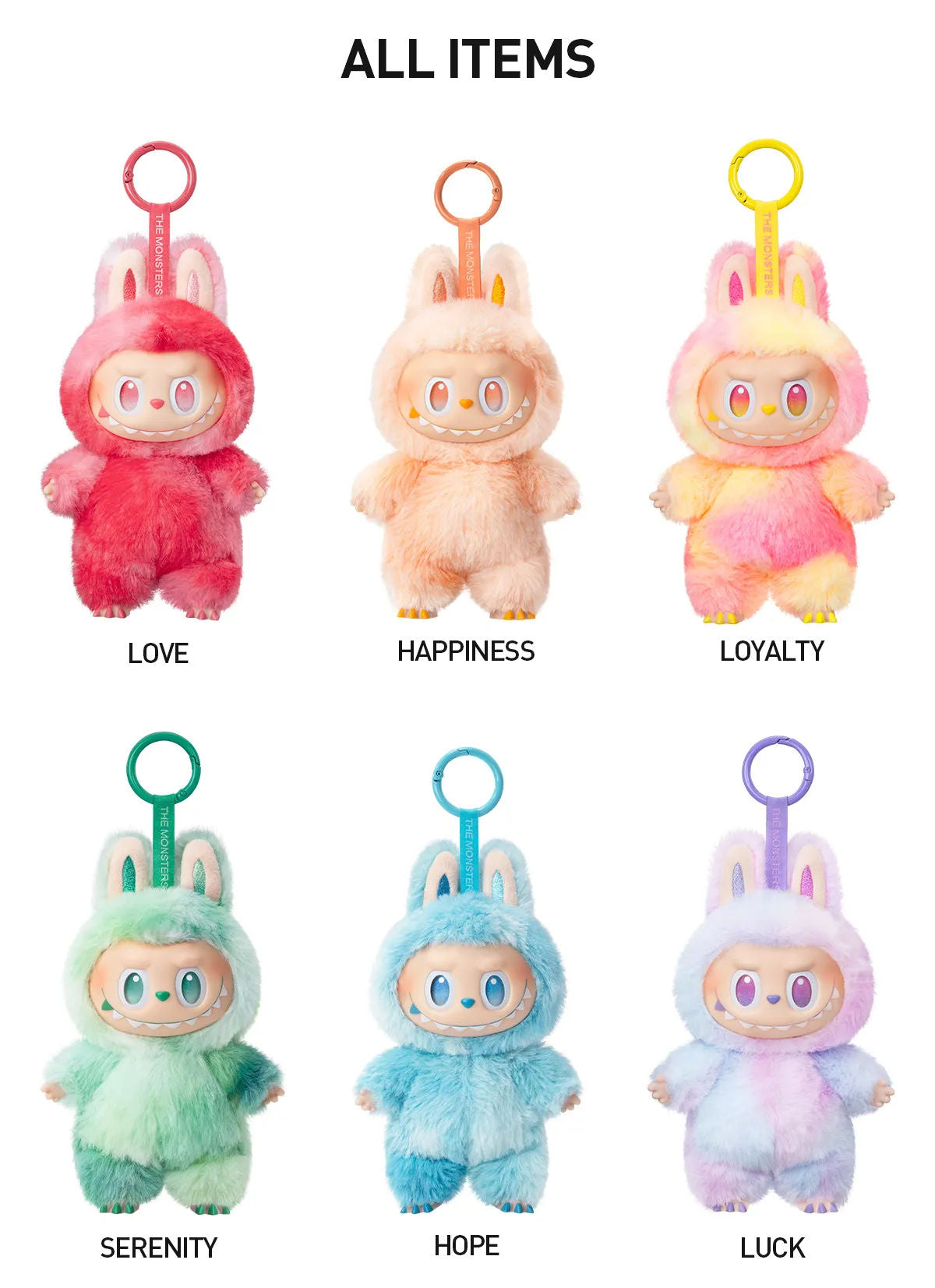 CUTE LABUBU WITH KEYCHAIN SERIES (RANDOM)