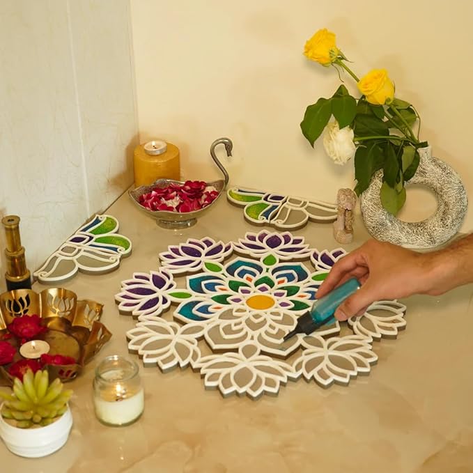 Reusable Rangoli Mat