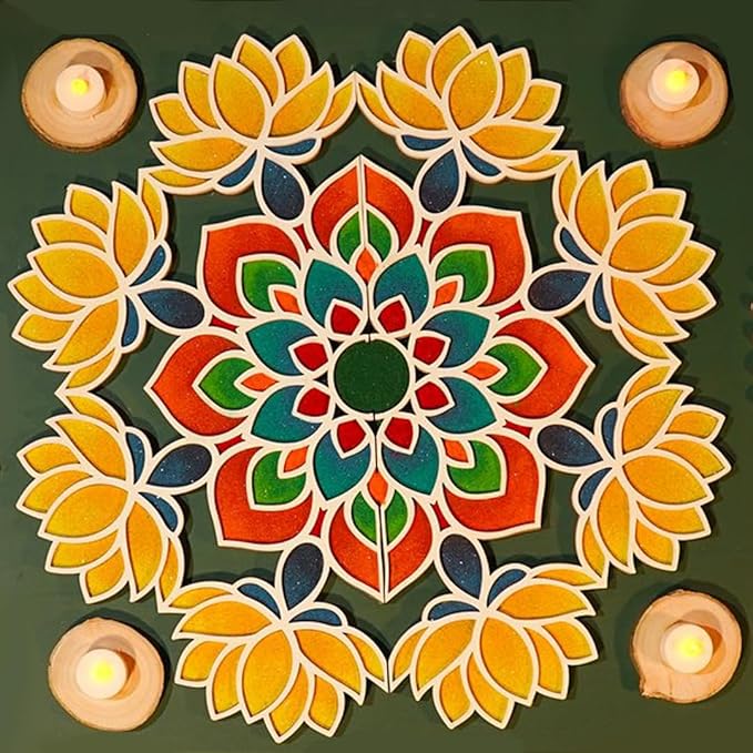 Reusable Rangoli Mat