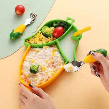 Cartoon Shaped Baby Feeding Set