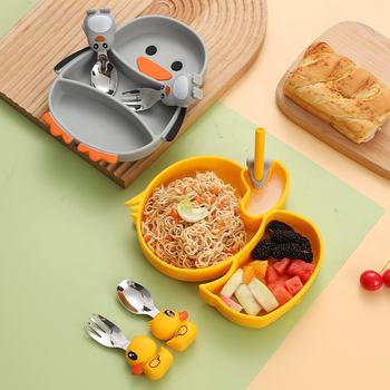 Cartoon Shaped Baby Feeding Set