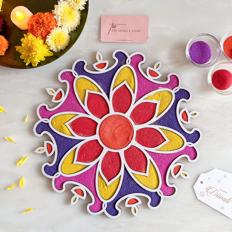 Reusable Rangoli Mat