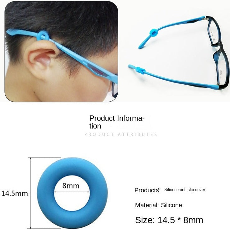 Anti Slip Silicone Rings For Glasses (Pak of 10)