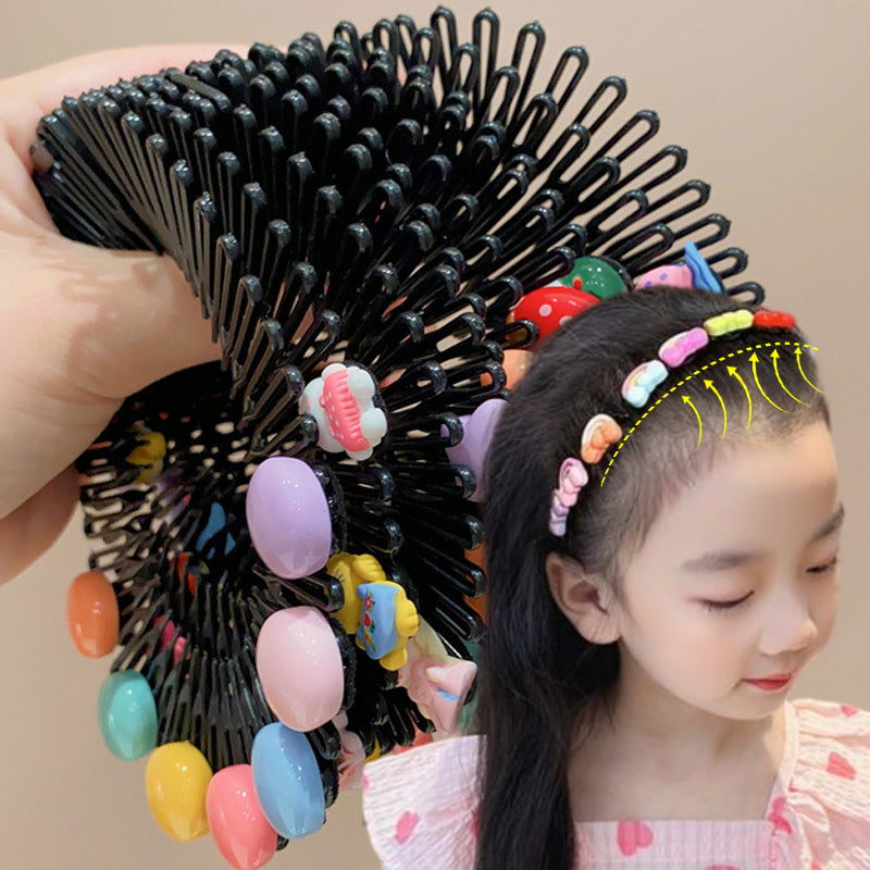 Colorful Circular Comb Headband for Girls