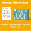 Reusable 64 pages kids practice set