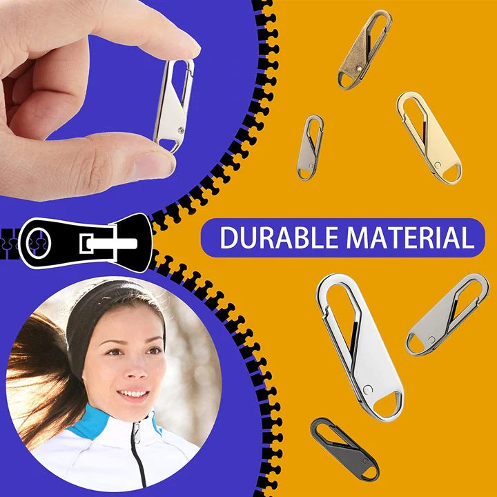 Universal Detachable Zipper Puller 4/8pcs Metal Zipper Repair Kit for Coat Bag General, Other