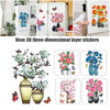 3D Flower Decorative Stickers ( Multi color )