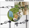 Windproof Clothes Hanging Rope Line ( 12 Clips )