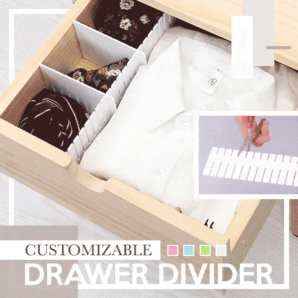 Customizable Drawer Divider (Set of 8)