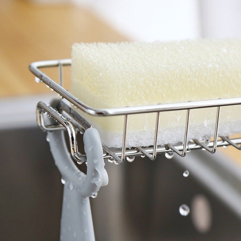 Stainless Still Faucet Sponge Holder